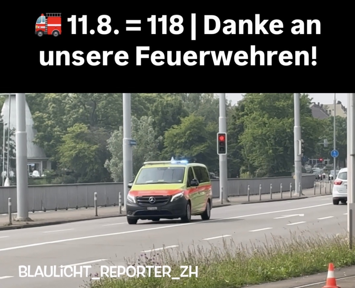11.8= 118 Danke an unsere Feuerwehren
