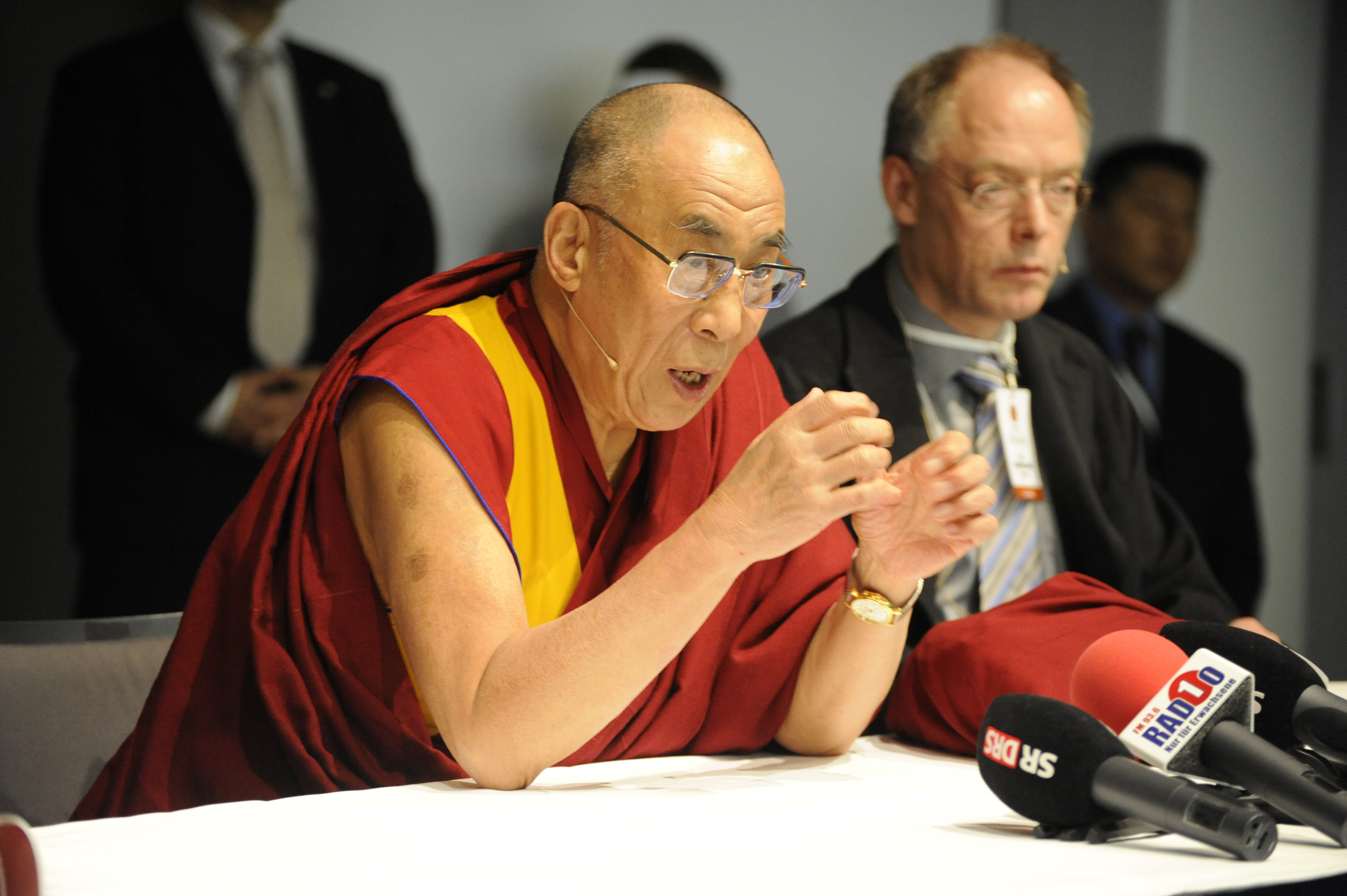 Pressekonferenz von Dalai Lama In Zürich